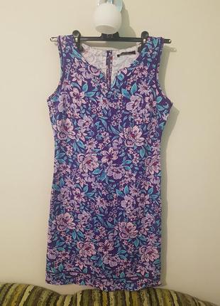 Льняное платье george 3