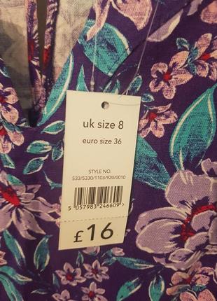 Льняное платье george 4