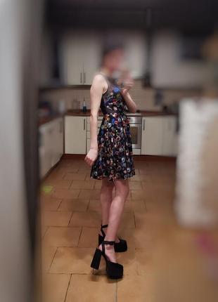 Нарядное платье солнце клеш 4