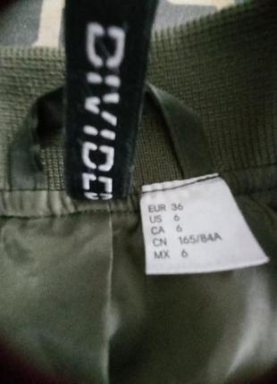 Стильна куртка бомбер h&m, розмер 10/s-m4 фото