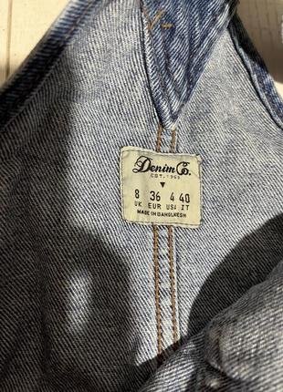 Джинсовий комбінезон denim co, xs, us4, 34 розмір2 фото