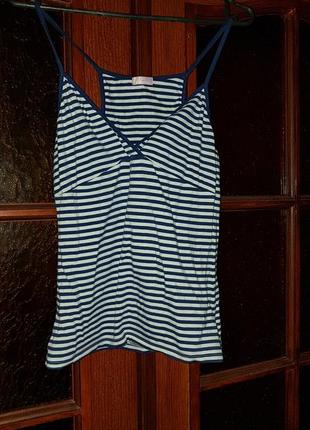Майка в полоску. топ  тельняшка на 44-48р-р