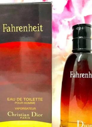 Чоловіча туалетна вода christian dior fahrenheit (крістіан діор фаренгейт) 100 мл