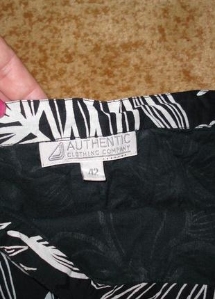 Шикарная фирменная котоновая юбка authentic, размер 423 фото