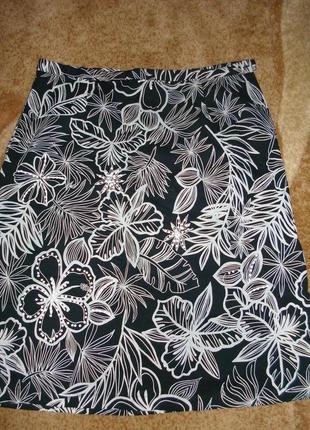 Шикарная фирменная котоновая юбка authentic, размер 425 фото