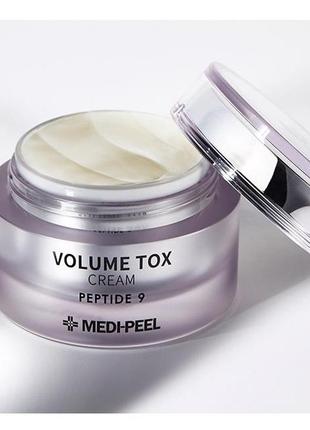 Омолаживающий крем с пептидами medi-peel peptide9 volume tox cream1 фото