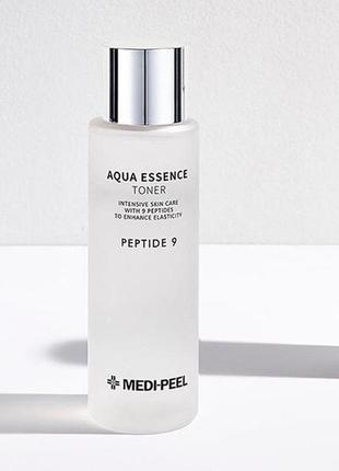 Пептидный тонер-эссенция для зрелой кожи medi-peel peptide 9 aqua essence toner1 фото