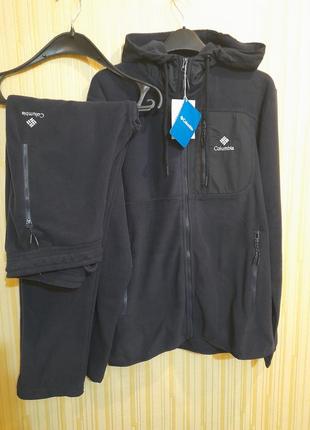 Флісовий чоловічий спортивний костюм columbia турція m,l,xl,2xl,3xl