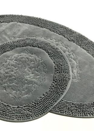 Набор ковриков для ванной комнаты и туалета 60х100. хлопок. (турция)