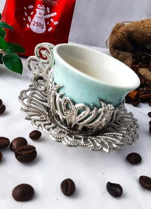 Набір турецьких чашок для кави 6 шт.5 фото