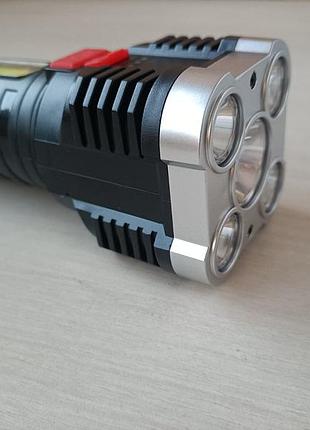 Стильний тактичний ліхтарик з usb зарядкою