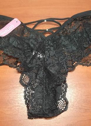 Стринги💥шик💥 120 г/шт, набір 44 46 48 50 52 р. трусики ажур турція еротики сексі труси ззаду гіпюр жіночі стринги сіточка відкриті мереживо мереживні