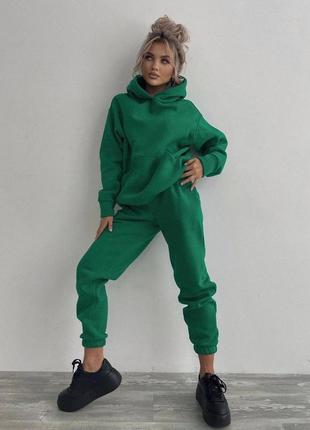 Женский костюм\ Толстовка oversize+джоггеры10 фото