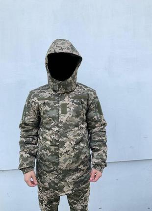 Куртка-бушлат на флисе військова тактична водонепроникна зсу (зсу) 20222115-56 94083 фото