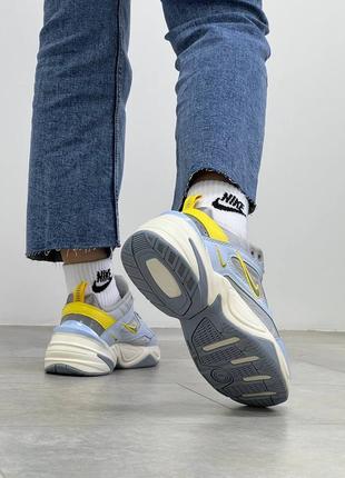 Женские молодежные  кожаные кроссовки nike m2k tekno🆕 найк м2к текно9 фото