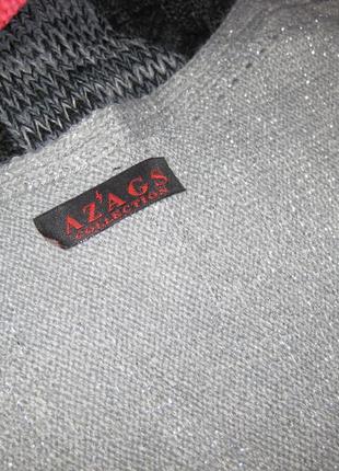 Шерсть70% нарядный удобный приталенный свитер с широкой резинкой azags км1437 маленький размер10 фото