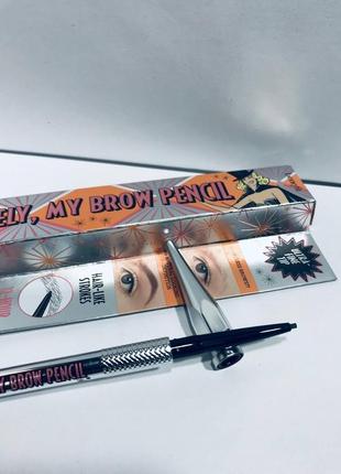 Benefit precisely, my brow pencil waterproof eyebrow definer карандаш для бровей3 фото