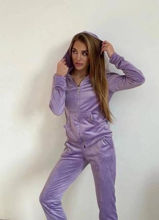 Жіночий женский костюм велюр