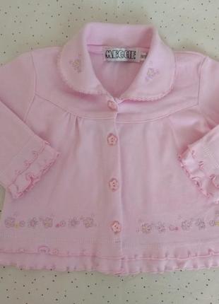 Реглан meggie на девочку 6-9 мес.