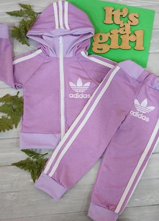 Спортивний костюм двунитка для дівчинки