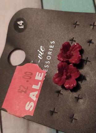 Сережки пластик