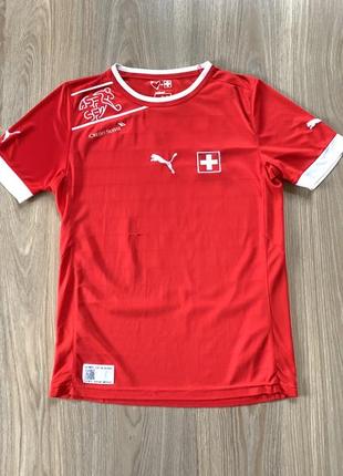 Мужская спортивная футболка джерси puma switzerland shaqiri 10