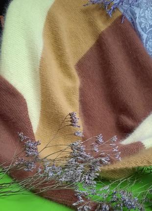 Бактус платок хустка пухнаста з ангори шарф5 фото