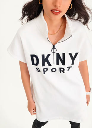Cукня на застібці з вишитим логотипом dkny ❤️ донна каран орігінал