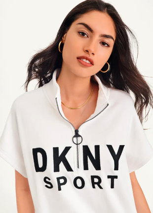 Cукня на застібці з вишитим логотипом dkny ❤️ донна каран орігінал8 фото