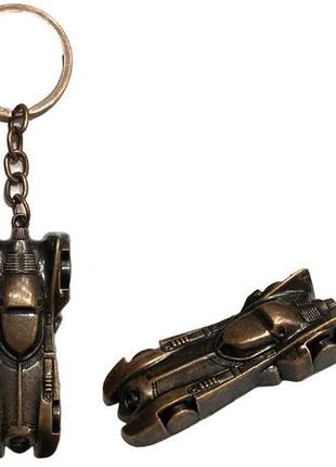 Брелок металлический для ключей или на рюкзак batmobile бэтмобиль1 фото