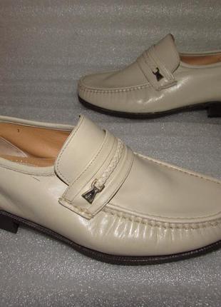 Туфлі лофери повністю натуральна шкіра ~nico nerini~італія р 40-41