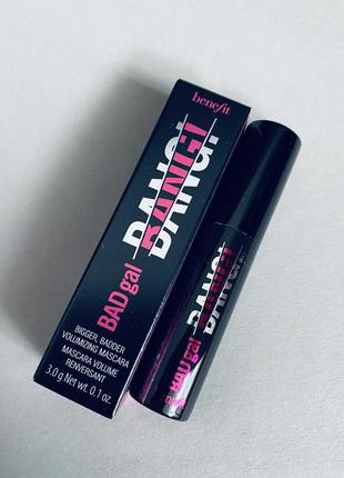 Benefit badgal bang! volumizing mascara туш для вій