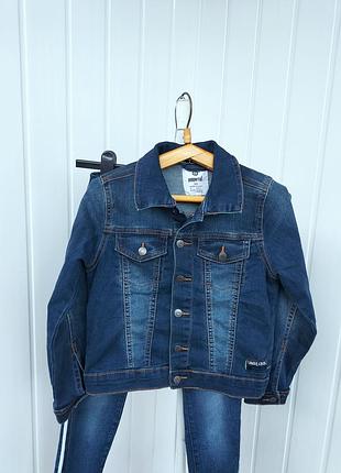 Джинсова курточка +скіні