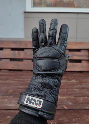 Кожаные винтажные перчатки/рукавицы ixs sport женские байкерские для мотоцикла мото перчатки4 фото