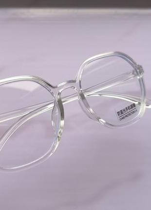 Іміджеві прозорі окуляри з захистом, унісекс4 фото