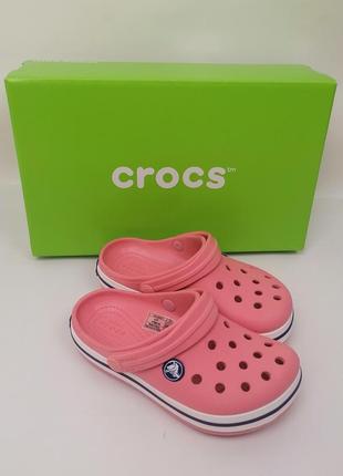 Дитячі крокси сабо crocs crocband kids у наявності1 фото