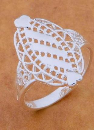 🏵️ажурное кольцо в серебре 925, 18 р., новое! арт. 6650