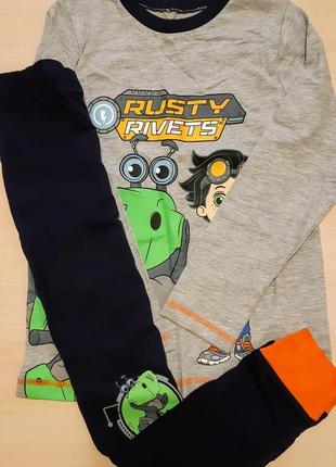 Набор пижамок на мальчиков rusty rivets на 6-7 лет на рост 116-122 см4 фото