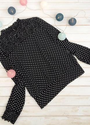 Стильна елегантна блуза в горох atmosphere