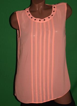 Ніжна персикова блуза (л виміри) легка, красива, чудово виглядає