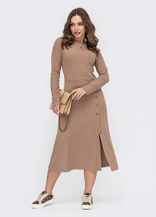 Сукня на флісі арт. 60886, бежевий
