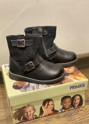 Кожаные ботинки primigi, 21 размер
