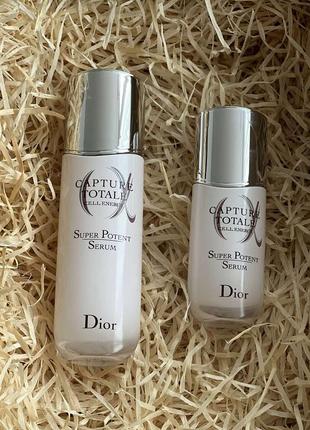 Нереальна омолоджувальна сироватка для обличчя dior capture totale  super potent serum 75ml2 фото