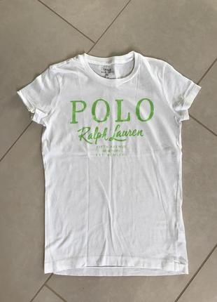 Фірмова Футболка модна стильна дорогий бренд ralph lauren розмір xs або 34