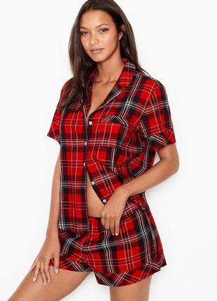 Піжама / фланелевий піжамний комплект. victoria's secret. оригінал 🇺🇸
