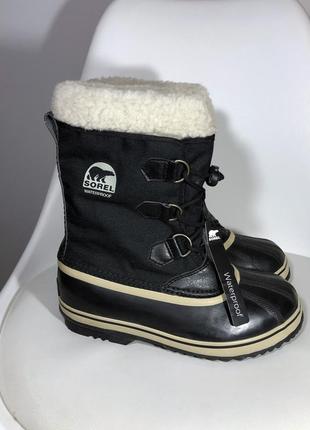 Зимние сапоги sorel waterprool р. 38, 23.5 см. очень теплые новые1 фото