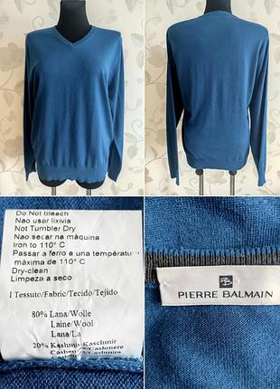 Дизайнерский джемпер из шерсти и кашемира от люкс бренда!