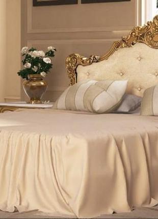 Ліжко з дсп/мдф в спальню вікторія 1,8х2,0 з каркасом миро-марк