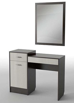 Туалетний будуарний столик з дсп/мдф в спальню бс-1 тіса меблі