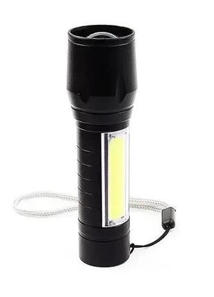 Яркий фонарик аккумуляторный x-balog bl-511 ручной2 фото